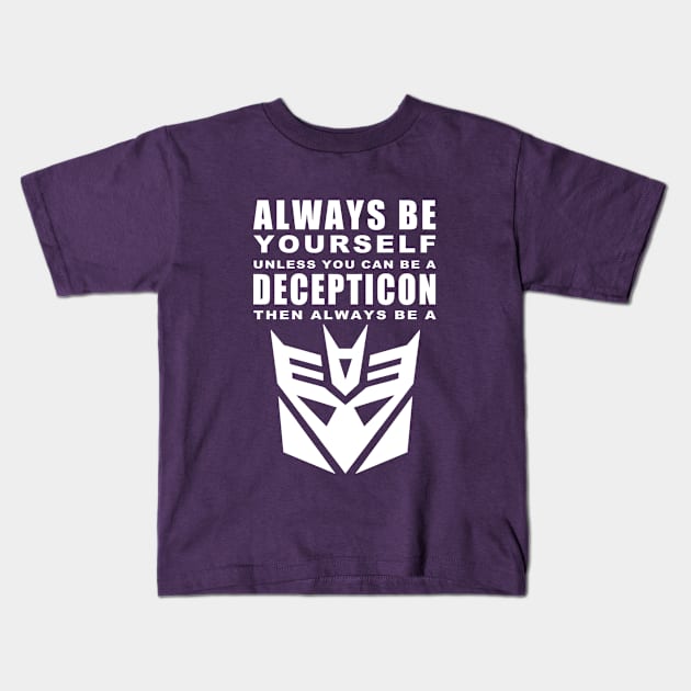 Decepticon Kids T-Shirt by Bowtique Knick & Knacks